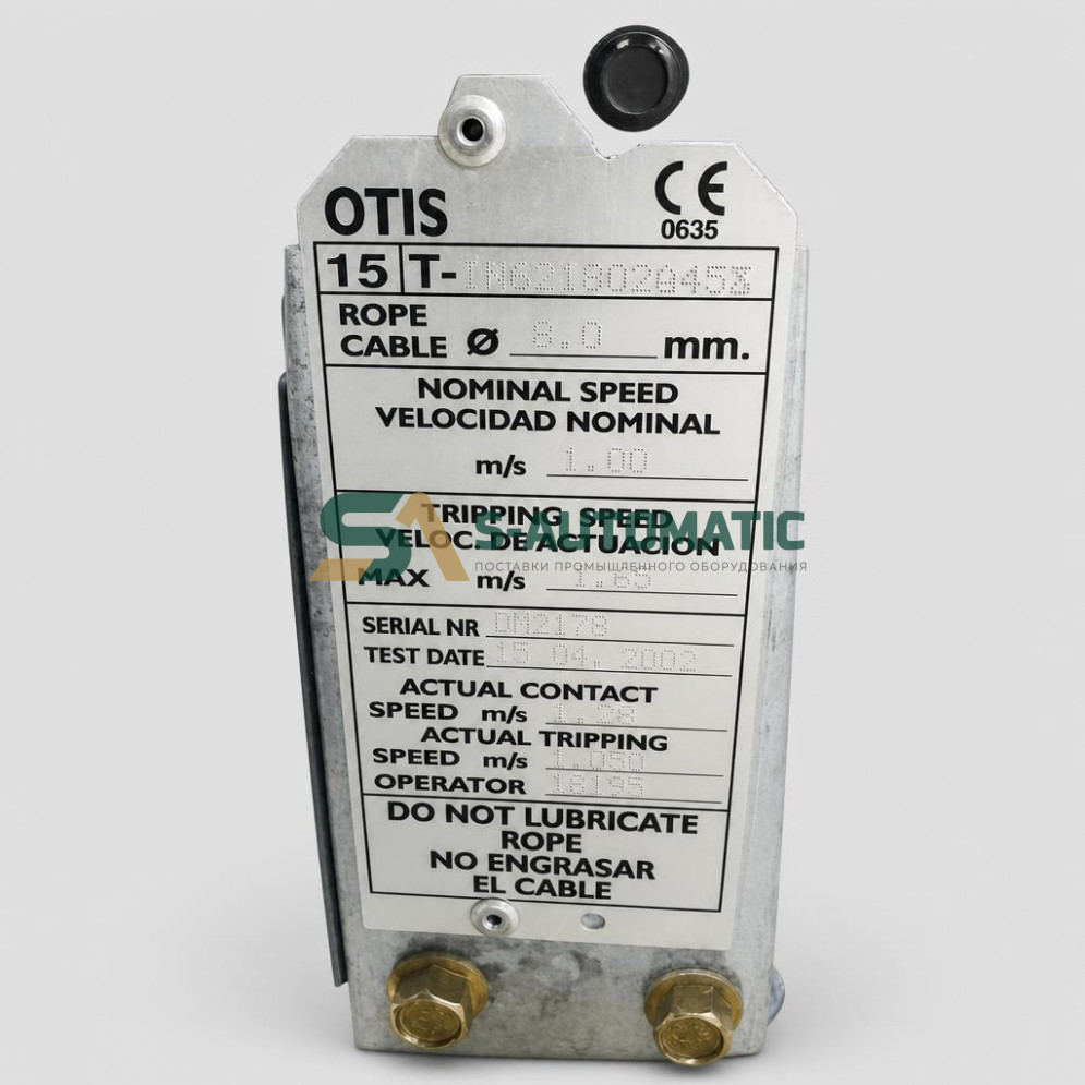 Ограничитель скорости 1.0 m/s TAB20602A453 Otis