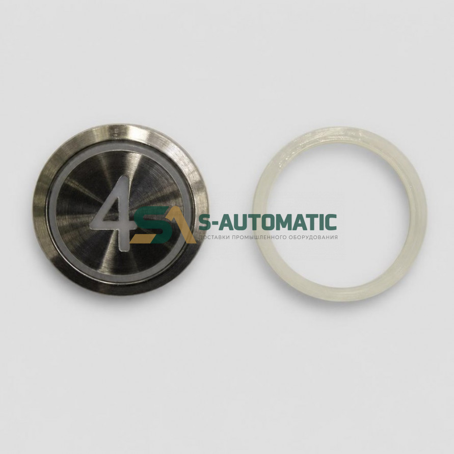 Кнопка приказа KONE AVDBUT, KM863050G017H004 белая подсветка
