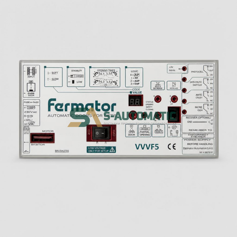 Блок управления (контроллер) VVVF5 (VVVF Drive tecnolama CVF-VF5AC000) Fermator