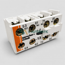 Блок дополнительных контактов 1NO+3NC CS4-P sprecher+schuh