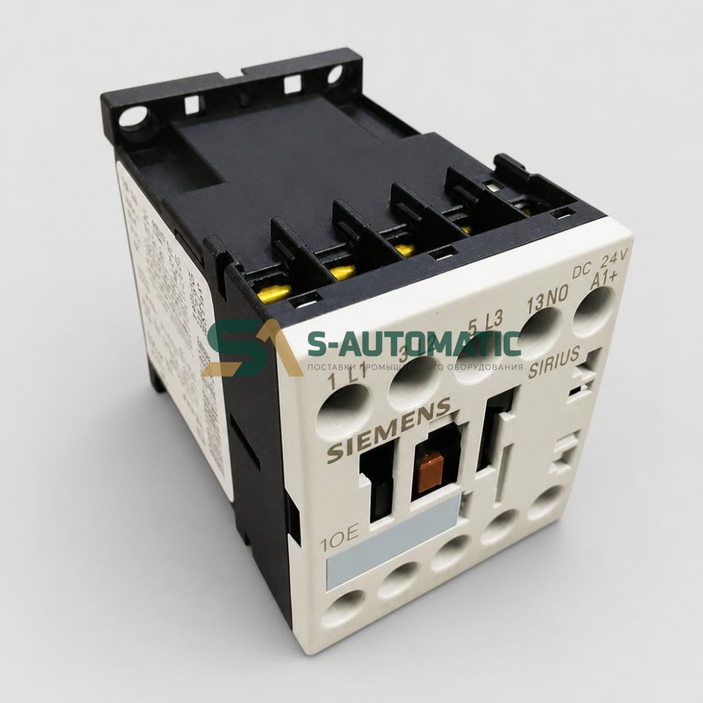 Контактор DC 24V 3RT1016-1BB41 Siemens