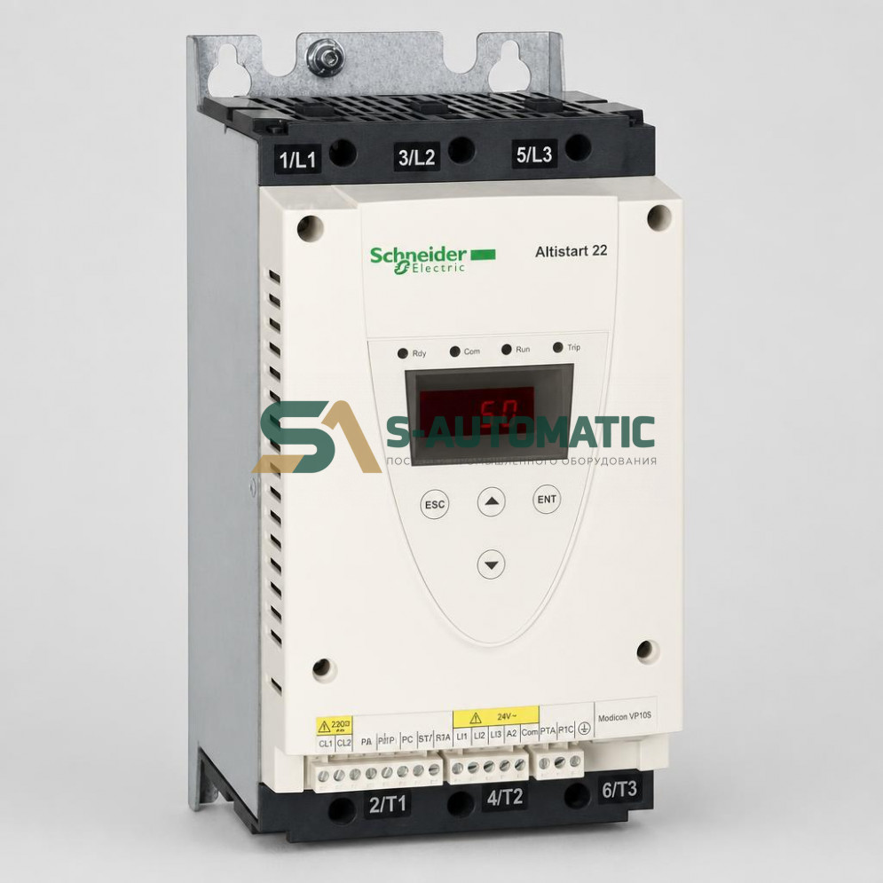 Устройство плавного пуска для асинхронных двигателей 17A Altistart 22 ATS22D17Q Schneider Electric