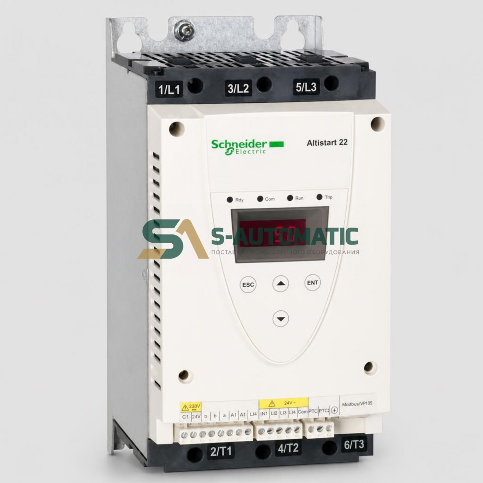 Устройство плавного пуска для асинхронных двигателей 47A Altistart 22 ATS22D47Q Schneider Electric